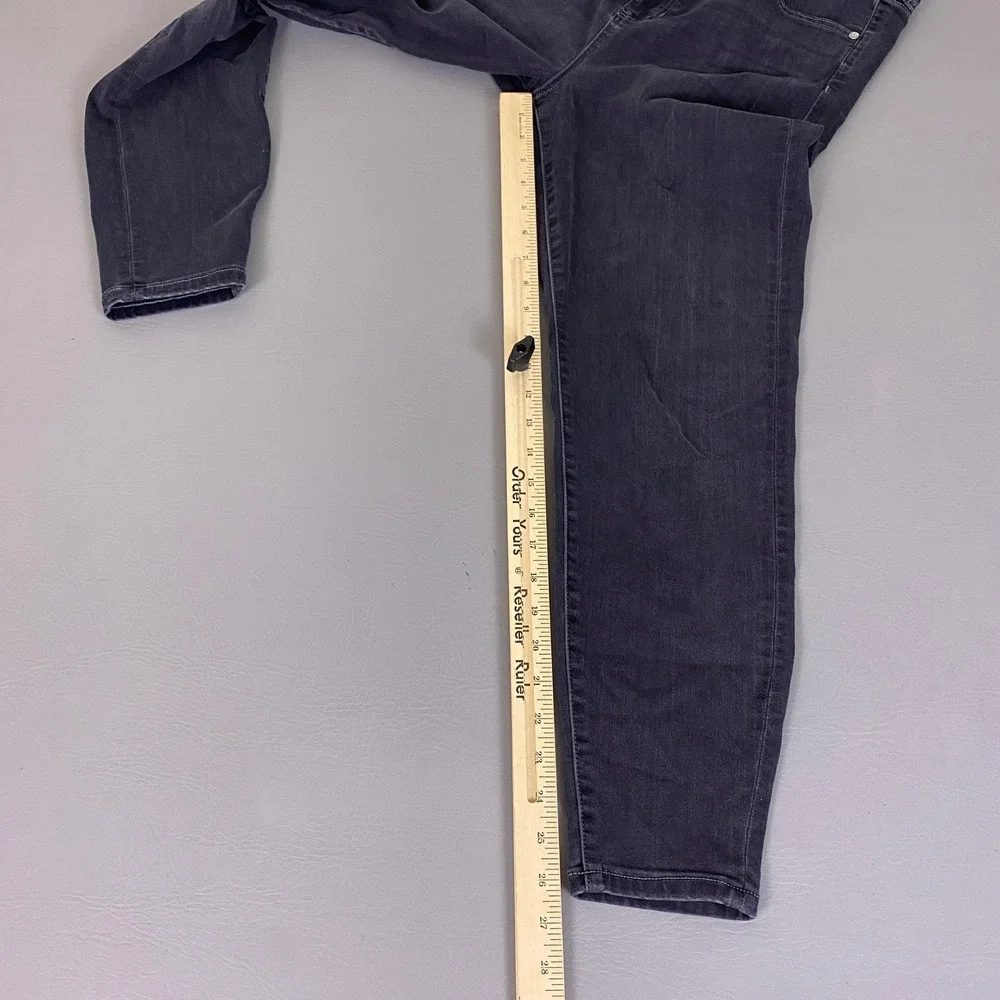Liverpool Los Angeles High Rise Ankle Jeans Women's 14/32‎ Black / Charcoal Gray